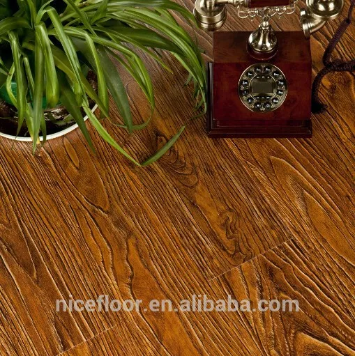 NB6 Laminate flooring HDF core embossed engineered wooden flooring