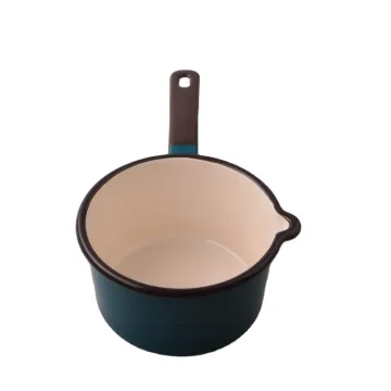 High Quality Kitchenware Enamel Metal Cooking Casserole Pot Cookware