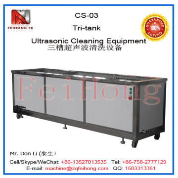 Tri-tank Ultrasonic Wave Cleaner