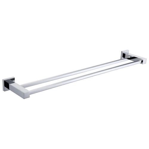 Square Towel Bar Square Double Bathroom Towel Bar in Chrome Factory