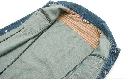 Men's sleeveless denim shirt