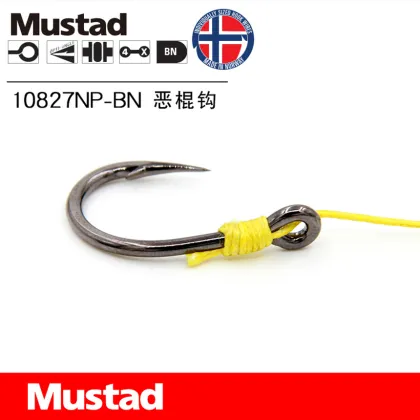 Mustad 10827np Stainless Steel Saltwater Carp Fishing Hooks