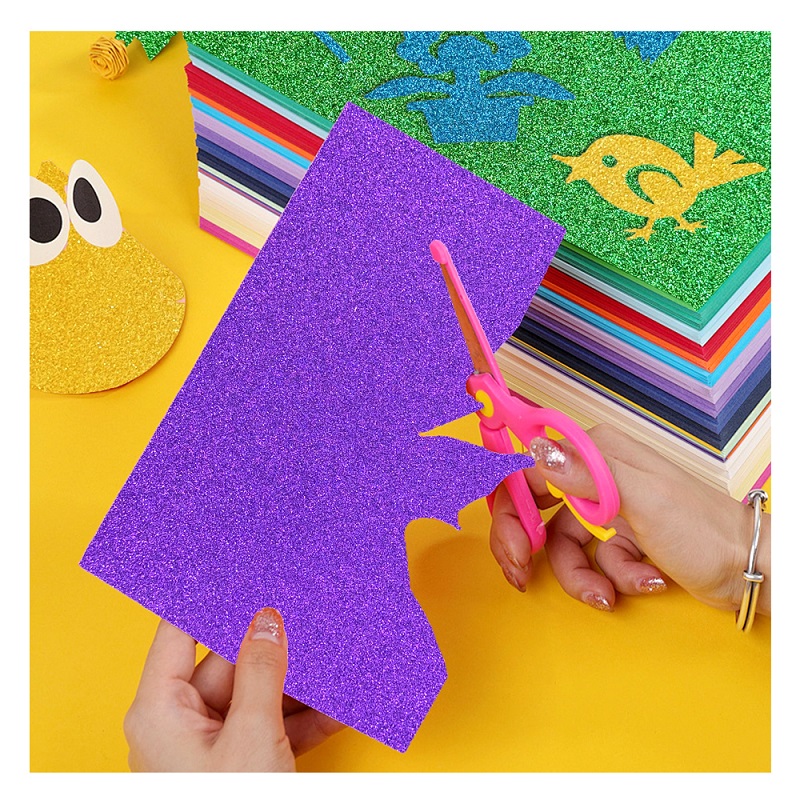 Colorful Glitter Paper Art