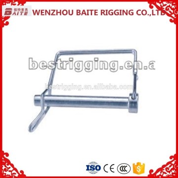 QUICK PINS SQUARE ZINC PLATED CHAIN HOOK