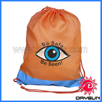 High Safety Reflective Drawstring backpack Bag