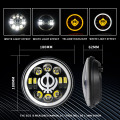 Auto 7 Inch Round Lighting Motorcycle Led Headlights
