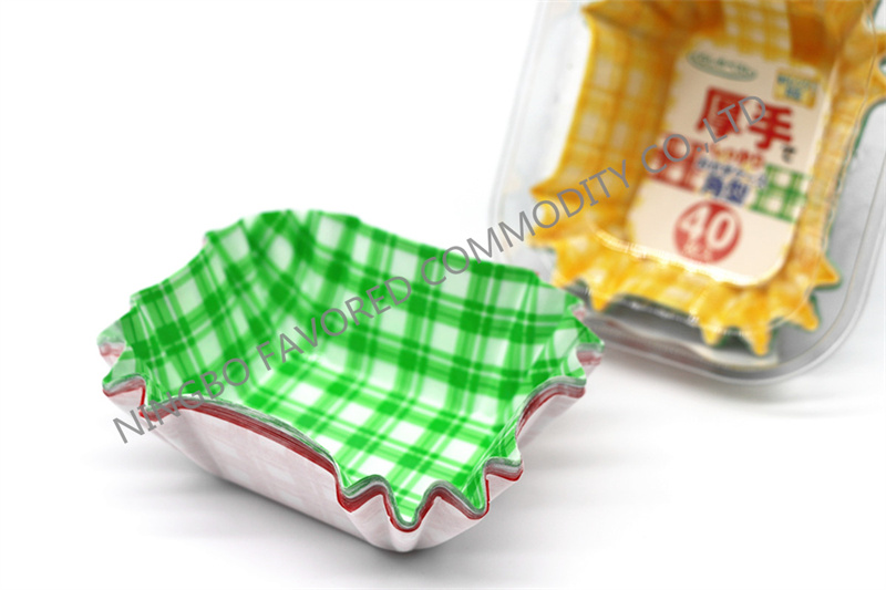 Small size rectangular paper cup liner