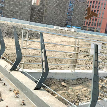 Garde-corps de pont durable en acier inoxydable