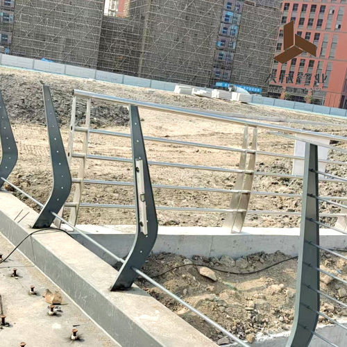 Garde-corps de pont durable en acier inoxydable