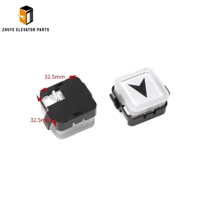 White and Light Blue Push Button BS34C for Xizi Elevator