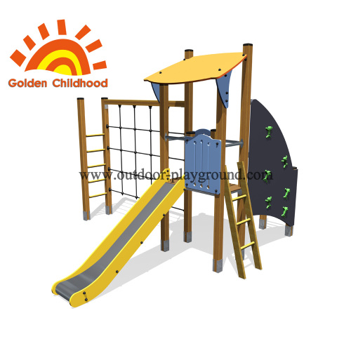 Panel Net Slide Outdoor Playground Equipment For Sale