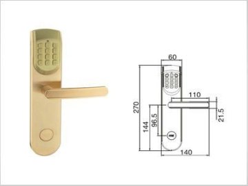 Mechanical Digital Door Lock or Password Lock KO-PS600