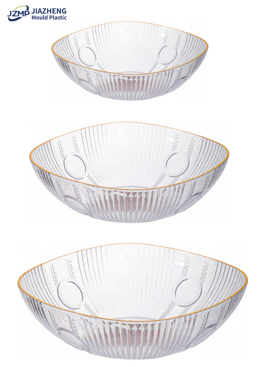 Ecofriendly PET Transparent Plastic Fruit Tray Salad Bowl