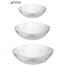 Ecofriendly PET Transparent Plastic Fruit Tray Salad Bowl