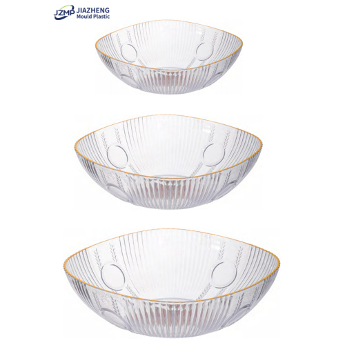 Ecofriendly PET Transparent Plastic Fruit Tray Salad Bowl