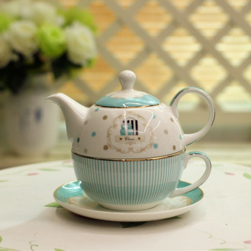 Nuova tazza di tè in porcellana ossea personalizzata set per una persona