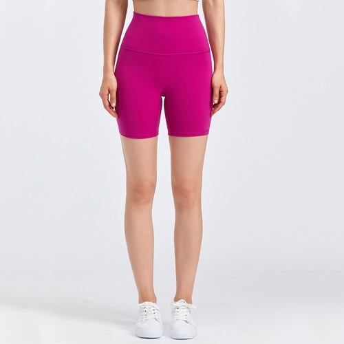 Nuevos pantalones cortos de yoga de cintura alta para mujer