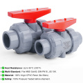 ANSI/DIN/JIS Standard Industrial CPVC True Union Ball Valve (1/2-4")