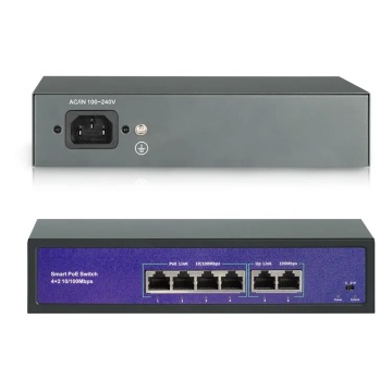 8 Channel PoE Switch IEEE 802.3af/at for CCTV Security Camera Kit