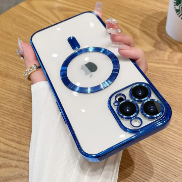Custodia di telefono wireless di lusso magnetico TPU per iPhone 11/11/13/14