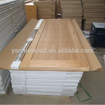 red color solid pine wood sliding with hardware wardrobe sliding door