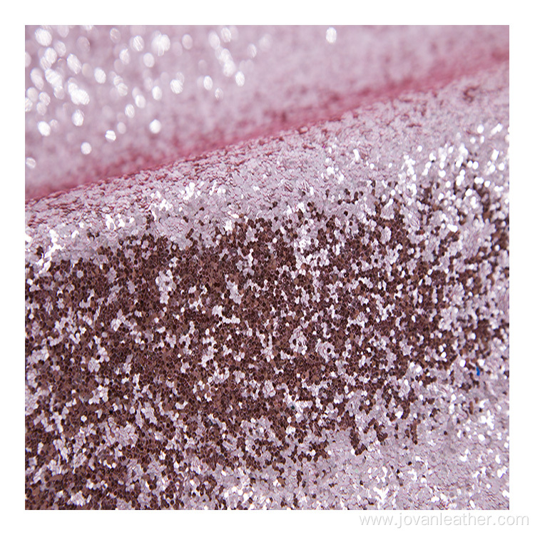 PU Multicolored glitter vinyl faux leather synthetic leather