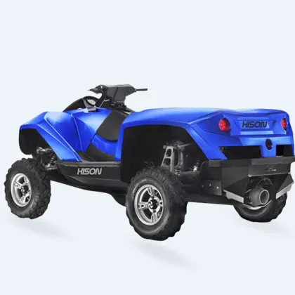 Hison 300hp Amphibious Fiberglass Motorboat