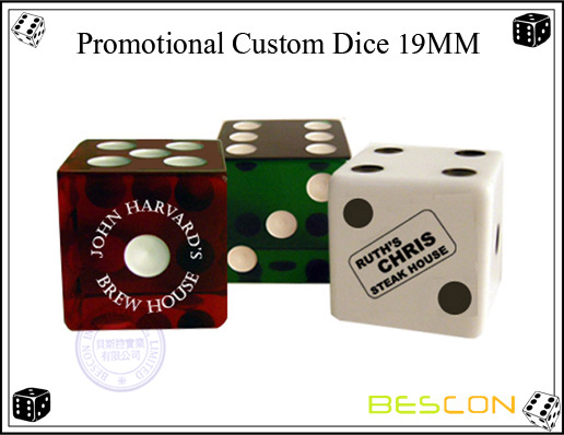 Promotional Custom Dice 19MM