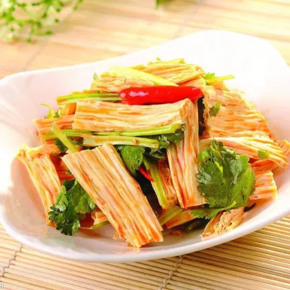 Hot Sale Soybean Products Dried Tofu Skin Soymilk Surface