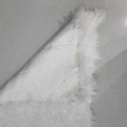 Factory price genuine 55x110cm baby kalgan lamb fur skin plate