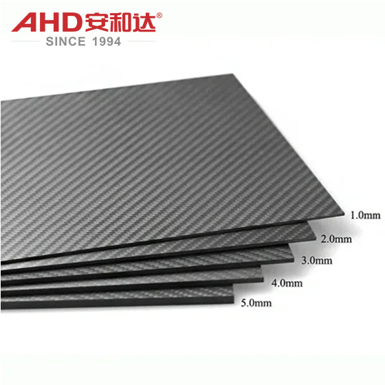 Black CFRP Sheet Sample