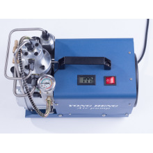 High pressure portable automatic shut off air compressor