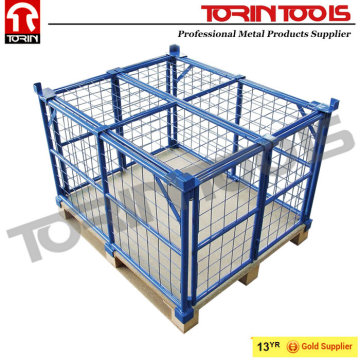 China Industrial Steel Folding Collapsible Storage Container