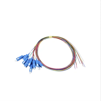 SC/FC/APC 12 Color Optical Fiber Pigtail Jumper for Mobile Telecommunications