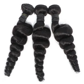 Wholesale 10A Brazilian Cuticle Aligned Virgin Human Hair Large Stock Double Weft Cheap Loose Wave Remy Hair Extension Bundles