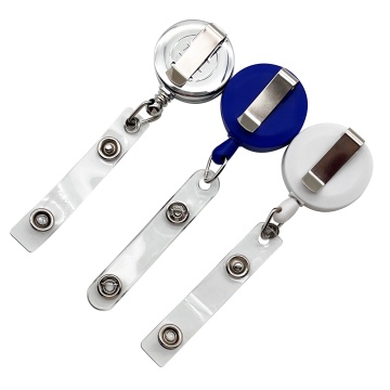 Wholesale 32mm Colored Customized Plastic Name Tags: Cute Yoyo Badge Reels with Retractable String for Nurse Card Holders