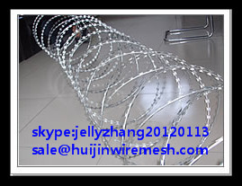 best price razor barbed wire /electro galvanized razor barbed wire /hot dipped galvanized razor barbed wire