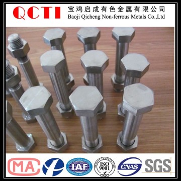 titanium manufacturer directly sale titanium hex bolt m6x30