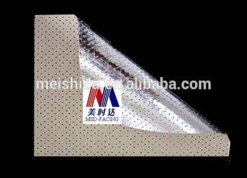 PP insulation constrction material Perforated Aluminum Foil Laminated to Kraft Paper Reinforced by Scrim