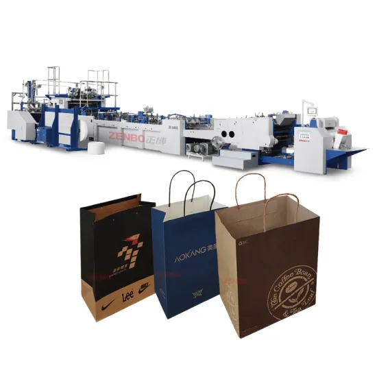 Fully Automatic Sheet Feeding Paper Bag Making Machine ZB1260S-450