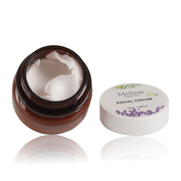 Lavender Herbs Essential Oil Face Cream for Dry Skin - Private Label Moisturizing Beauty with Vitamin C and Wrinkle Relief