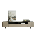 Modern Elegance book shelf TV Console with doors