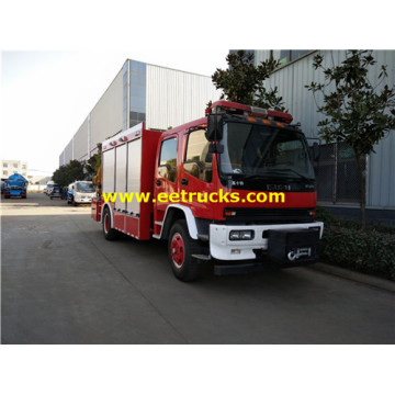 ISUZU 6000L Fire Trucks with Cranes