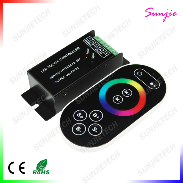 12v 2.4g Wireless Rgb Led Controller With Touch Function And Rainbow ...