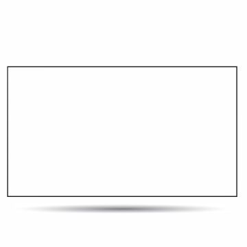 133 Inch Cinema White Projection Screen for Meeting Rooms and All Projections