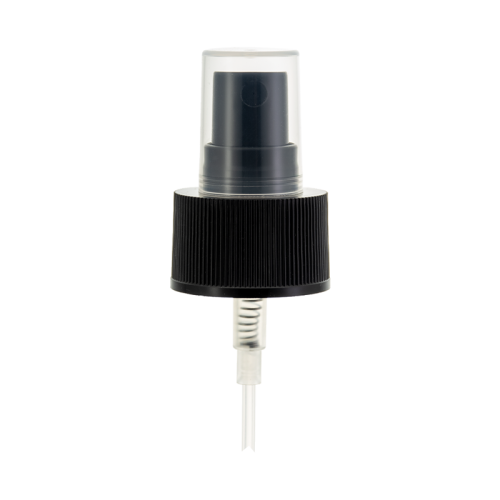 28/410 Penyembur Kabus Halus Ribbed Hitam
