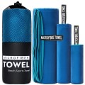 Microfiber suede gym towel set