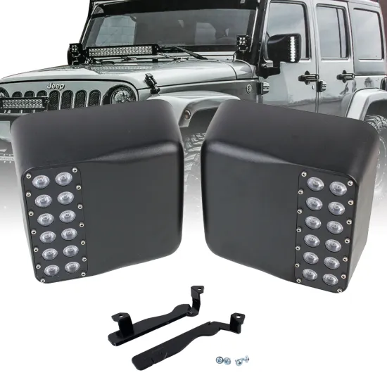 Easy Installation Turn Signal Light Kit for Jeep Wrangler JL 2018-2019