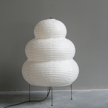 Japanese Rice Paper Standing Light Indoor Tripod Portable Lamp for Bedroom