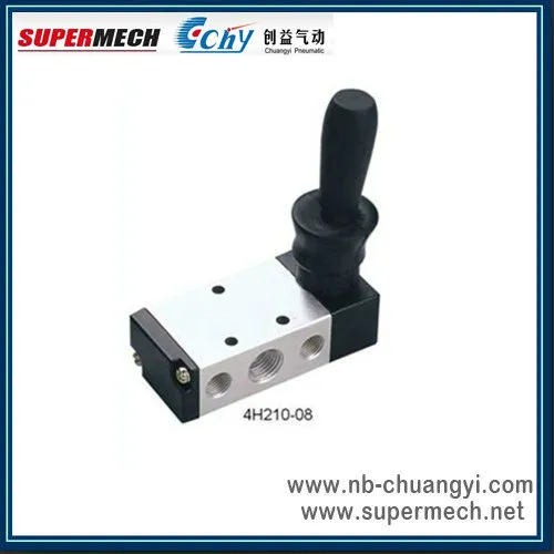 4H210-08 series 5 Way Pneumatic Hand Push Valve Pneumatic valves ( AIRTAC type)